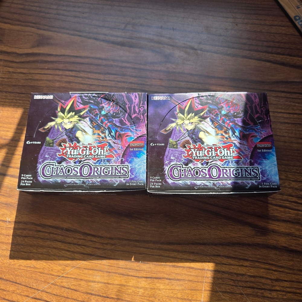 Yu-Gi-Oh Chaos Origins 1st Edition Bulk Card Lot 2 Booster Boxes Mixed Bulk Lot